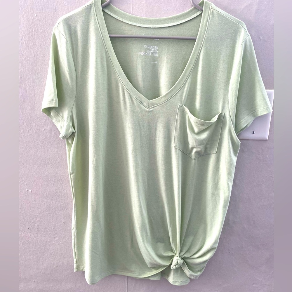 So mint green comfort tee